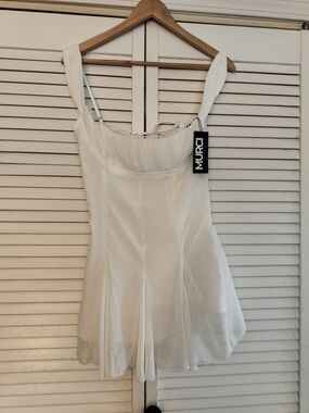 MURCI White Mini Dress XS